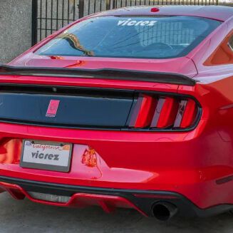 Bakvinge – High Kick – Gloss Black – Ford Mustang 2015-2023 – bild 5