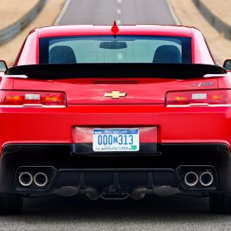 Bakspoiler Z28-stil mattsvart – Chevrolet Camaro 2014-2015