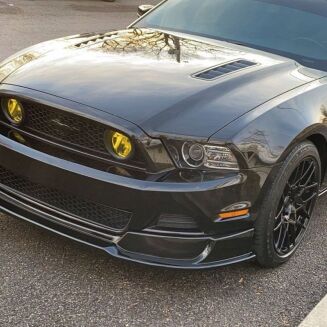 Hakspoiler/Läppspoiler – Frontläpp – RTR Style – Gloss Black – Ford Mustang 2013-2014 GT, V6 – bild 3