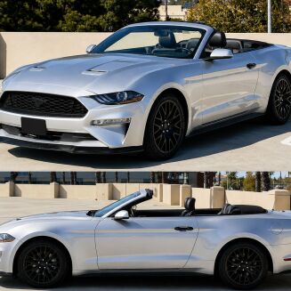 Hakspoiler/Läppspoiler – Frontläpp – RTR Style – Gloss Black – Ford Mustang 2018-2023 Ecoboost, GT – bild 5