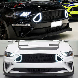 LED Övre grill – RTR style – Ford Mustang 2018-2023 ECOBOOST, GT – bild 3