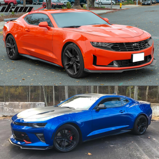 Frontläpp 1LE-stil blanksvart – Chevrolet Camaro 2016-2023