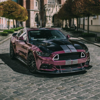 Aluminiumhuv – 1:1 GT500 Style – IkonMotorsports – Ford Mustang 2015-2017 V6, GT, Ecoboost – bild 5