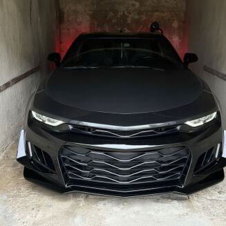 Frontstötfångare ZL1-stil blanksvart – Chevrolet Camaro 2016-2023