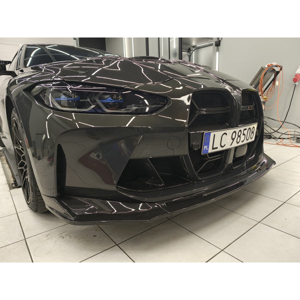 Grill CS/CSL-stil med nät i dry carbon för BMW M3 G80/G81 & M4 G82/G83