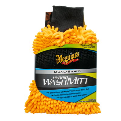 Meguiar's Hybrid Wash Mitt – dubbelsidig tvätthandske i mikrofiber