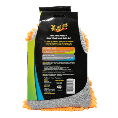 Meguiar's Hybrid Wash Mitt dubbelsidig tvätthandske i mikrofiber – bild 3