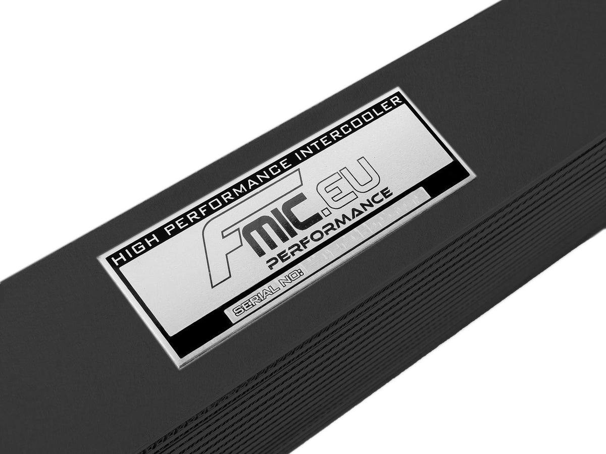 FMIC.EU Universell Intercooler 330x280x76 mm (inlopp/utlopp upptill, Svart)