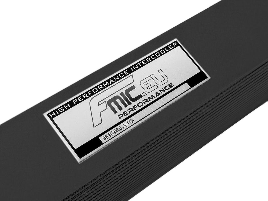 FMIC.EU Universell Intercooler 450x280x76 mm (inlopp/utlopp upptill, Svart) – bild 5