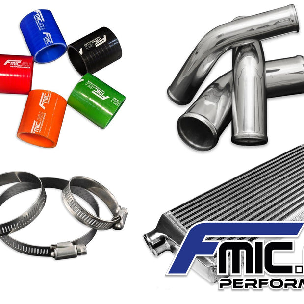 FMIC.EU Intercooler-kit – BMW 318d / 320d / 330d E46 (Röd)