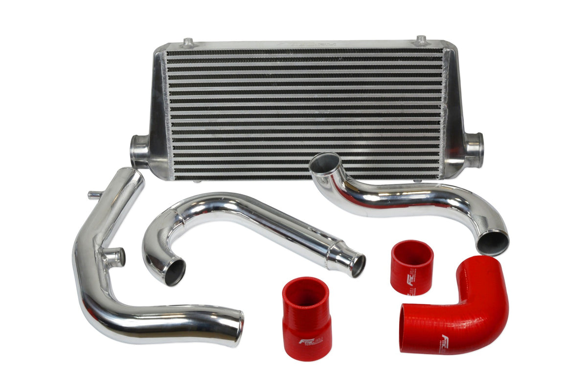 FMIC.EU Intercooler-kit – Mitsubishi Lancer Evo VII / VIII / IX (Röd)