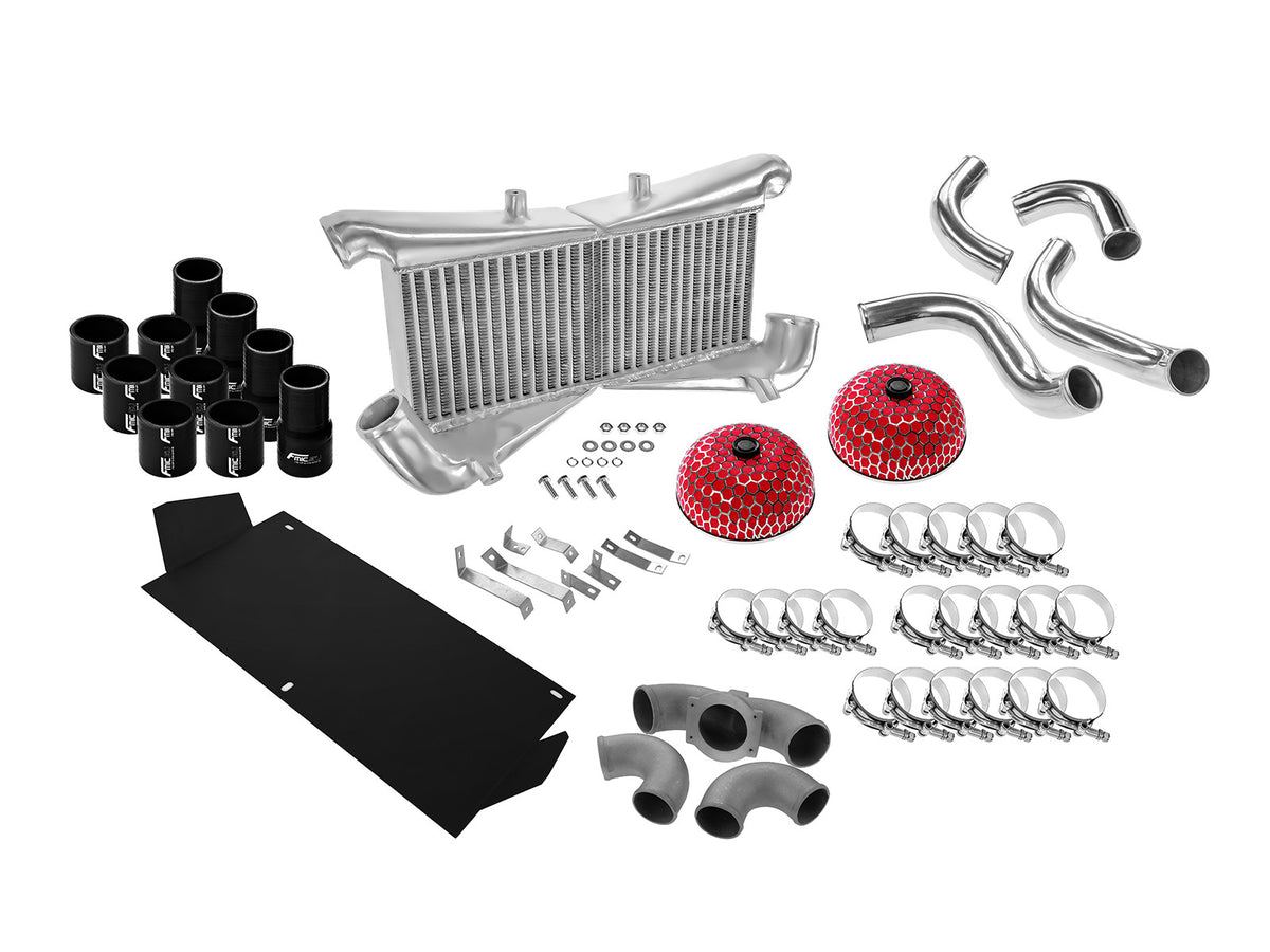 FMIC.EU Intercooler-kit – Nissan 300ZX Twin Turbo / Fairlady Z32 1990–1996 VQ30DETT (Svart)