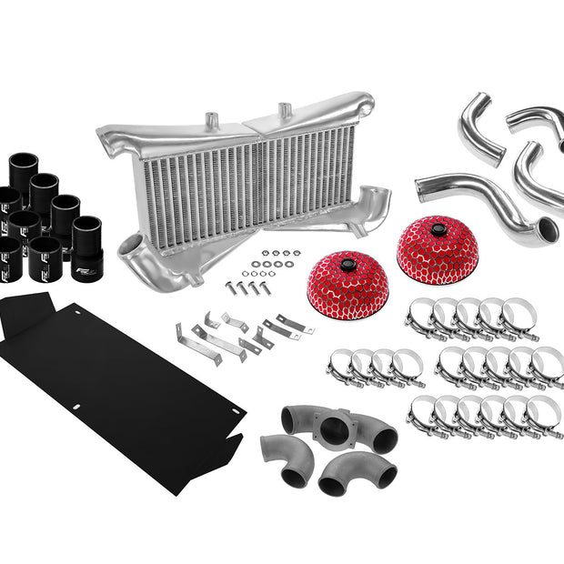 FMIC.EU Intercooler-kit – Nissan 300ZX Twin Turbo / Fairlady Z32 1990–1996 VQ30DETT (Svart)