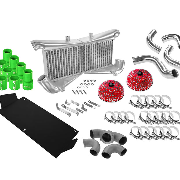 FMIC.EU Intercooler-kit – Nissan 300ZX Twin Turbo Z32 1990–1996 VQ30DETT (Grön)