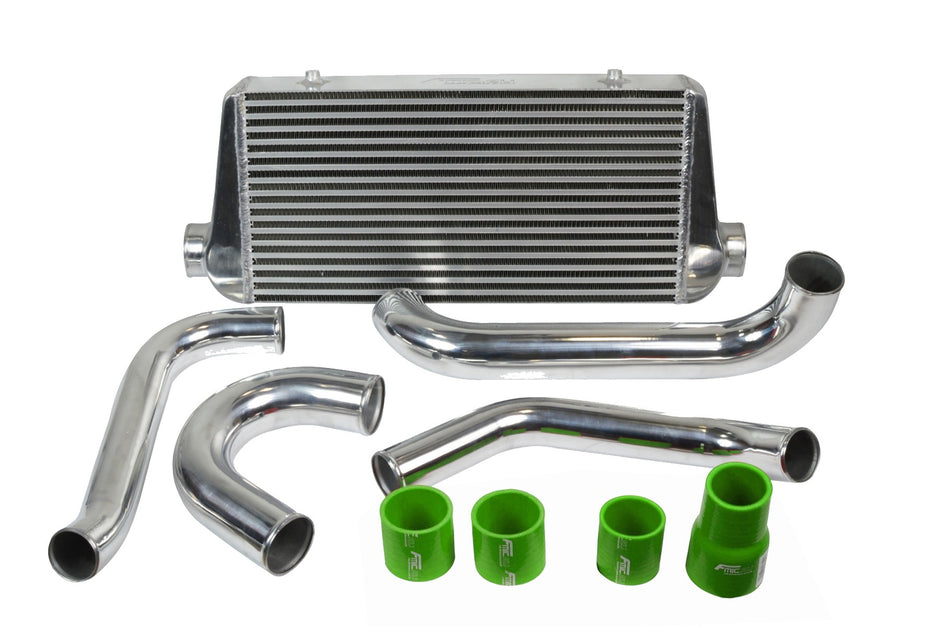 FMIC.EU Intercooler-kit Toyota Supra Mk4 (JZA80) Twin Turbo (Grön)