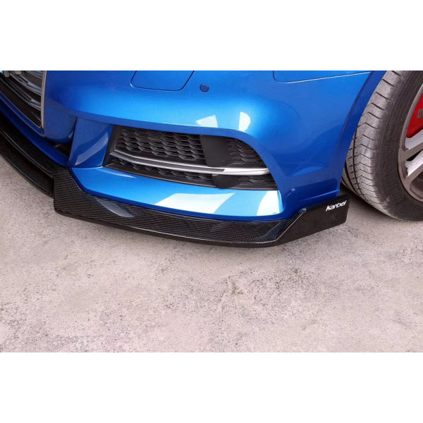 Karbel frontläpp i pre-preg carbon för Audi A3 S line / S3 8V Sedan 2013–2016
