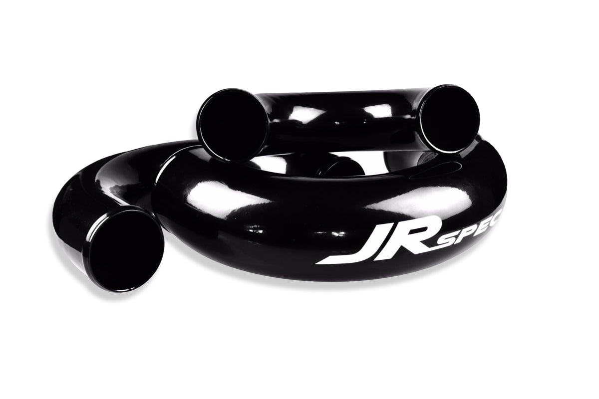 JRspec aluminiumböj 180° 57 mm, 30 cm