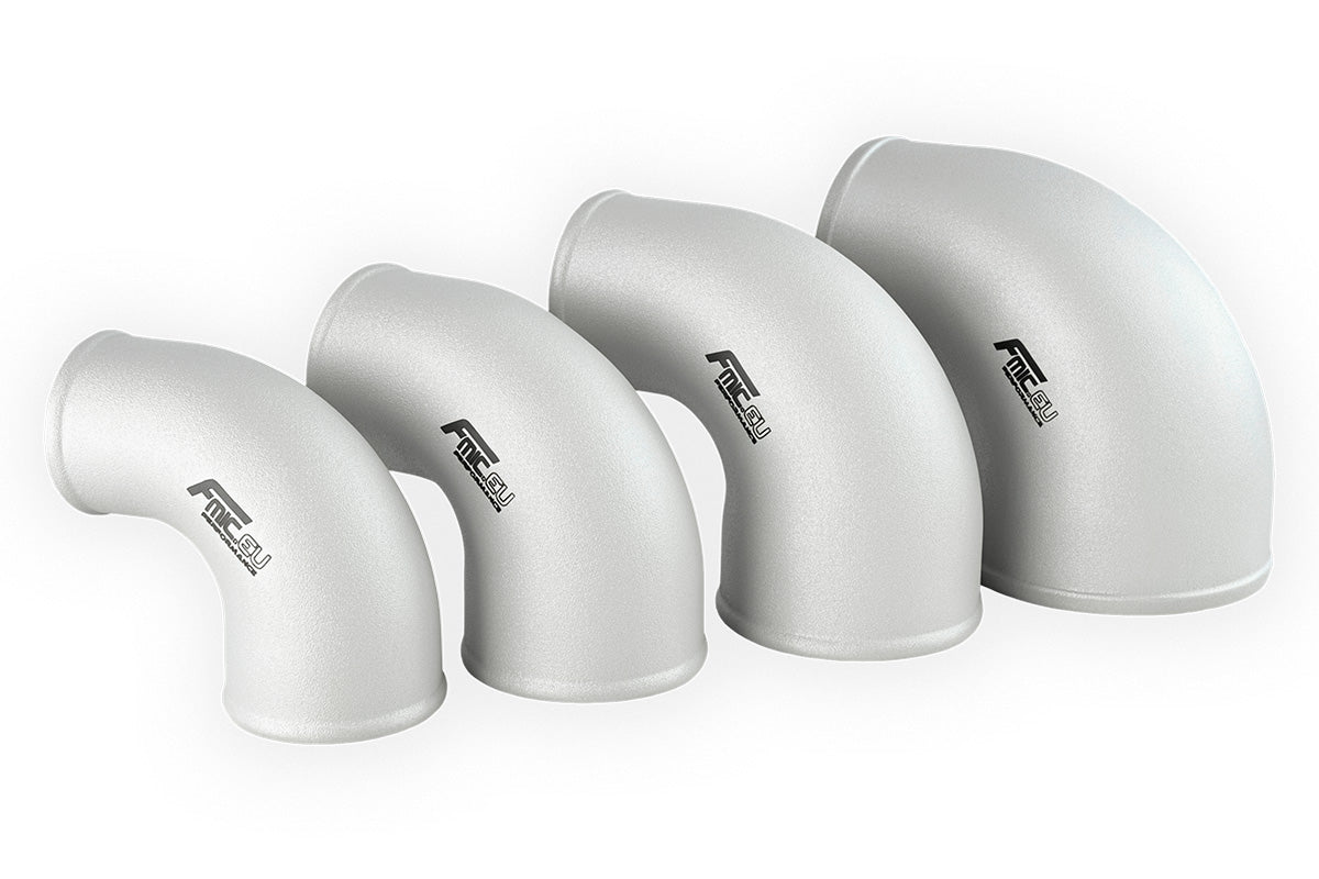 FMIC.EU gjuten reducerande aluminiumböj 90° 76/102 mm