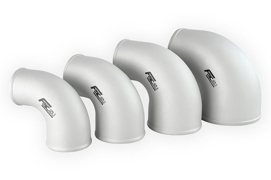 FMIC.EU gjuten reducerande aluminiumböj 90° 76/102 mm – bild 4