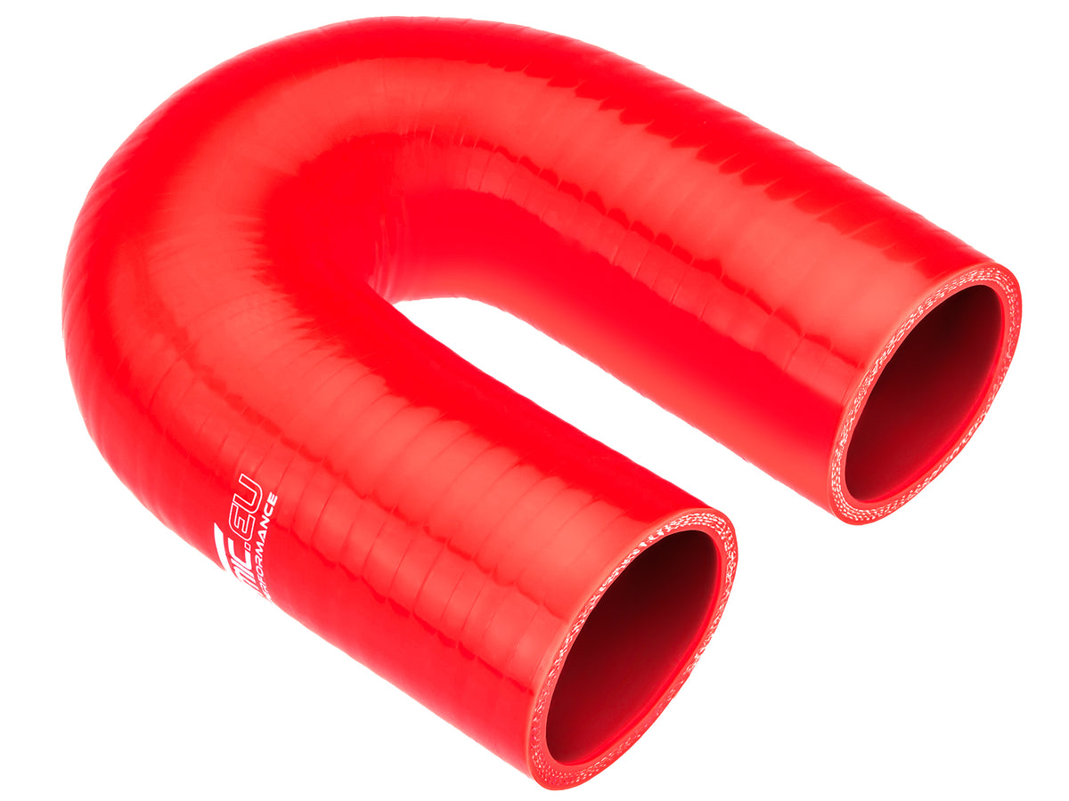 FMIC Silikonböj 180° 35 mm – Röd