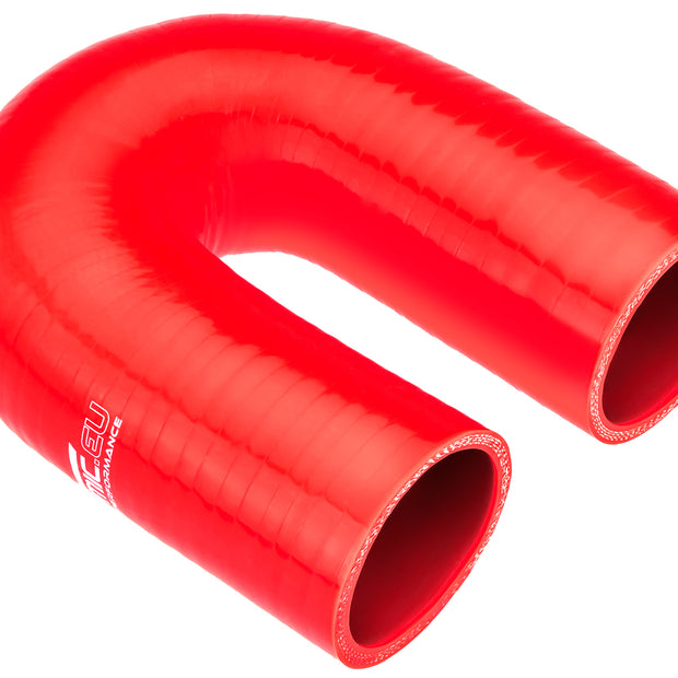 FMIC Silikonböj 180° 35 mm – Röd