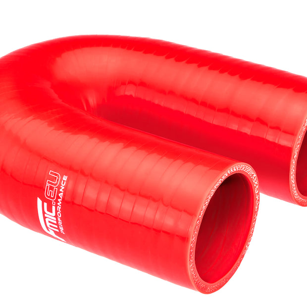 FMIC Silikonböj 180° 35 mm – Röd