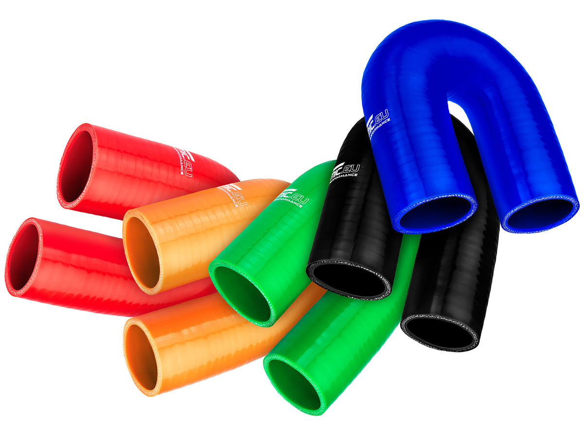 FMIC Silikonböj 180° 35 mm – Röd