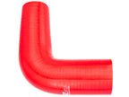 FMIC Silikonböj 90° 25 mm Röd – bild 3