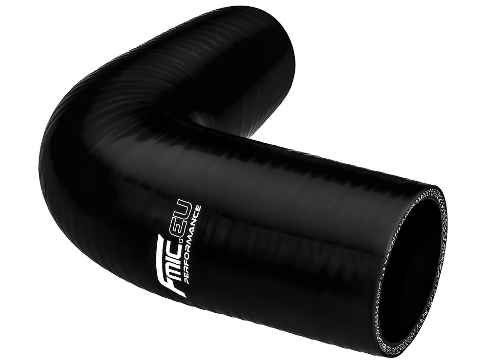 FMIC Silikonböj 90° 63 mm Svart