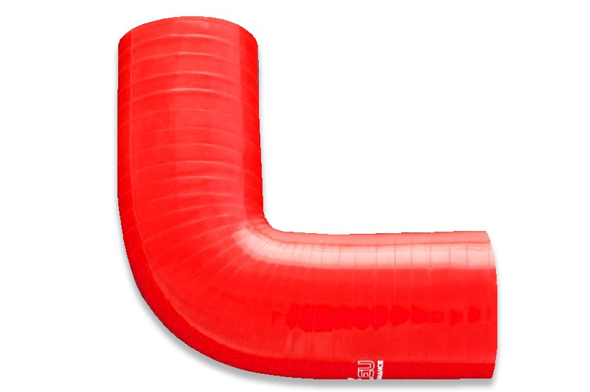 FMIC Silikonböj 90° 65 mm – Röd