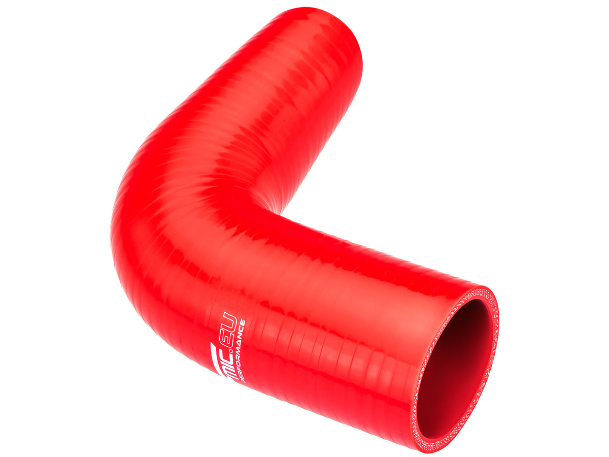 FMIC Silikonböj 90° 70 mm – Röd