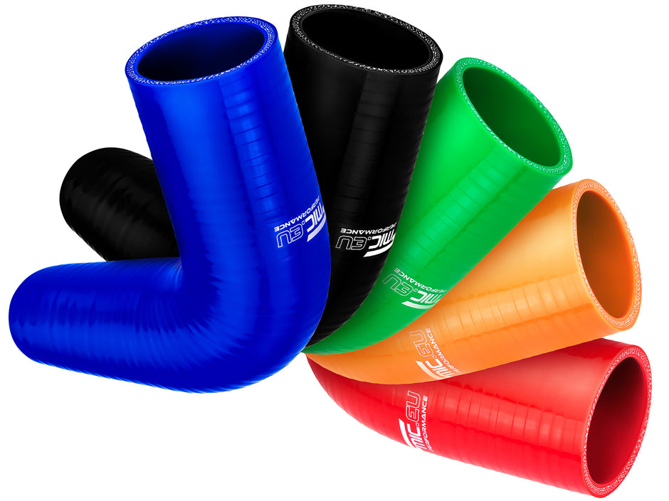 FMIC Silikonböj 90° 76 mm Blå – bild 5
