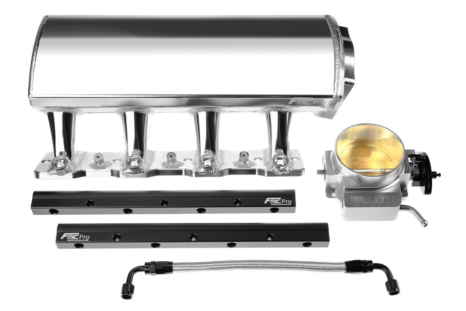 FMIC.Pro Turboinsugsrör med 102 mm trottelspjäll & bränslerör Chevrolet Corvette LS1 – bild 4