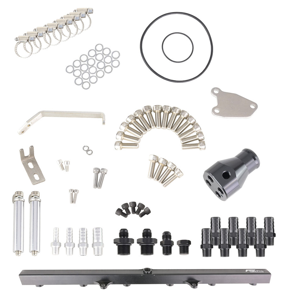 FMIC.Pro CNC-insugsrör med Bränslerör Nissan RB25 / RB25DET 2.5L R6 (Skyline R33 / R34 m.fl.) – bild 9
