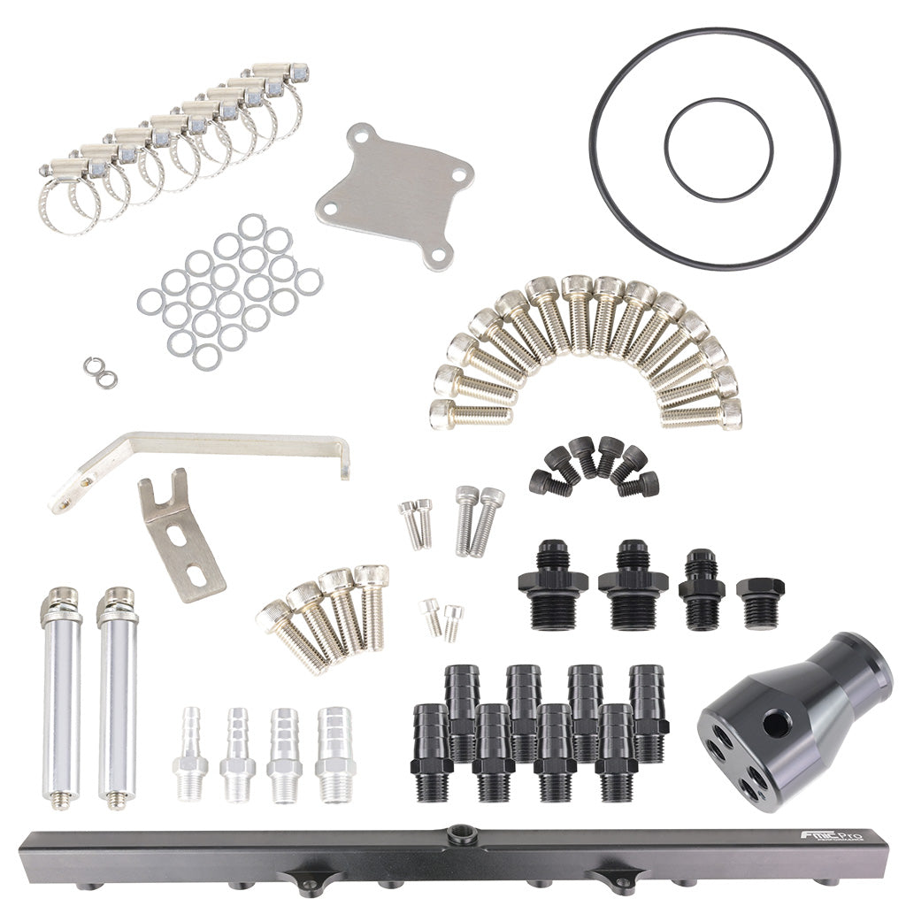 FMIC.Pro CNC-insugsrör med Bränslerör – Nissan RB26DETT 2.6L R6 (Skyline GT-R R32 / R33 / R34)