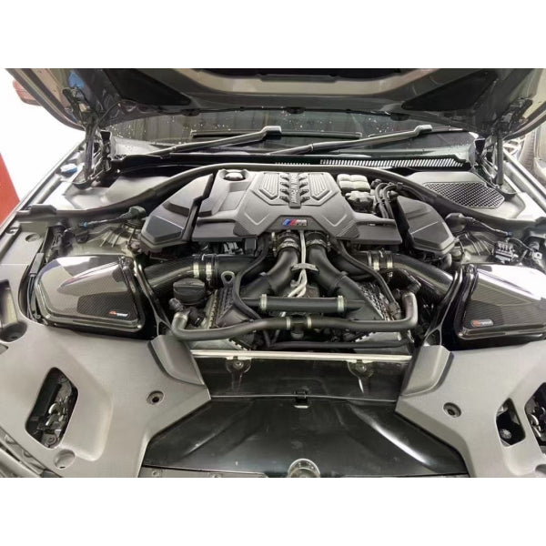 Komplett kalluftsinsug i carbon för BMW M5 S63 – Airspeed