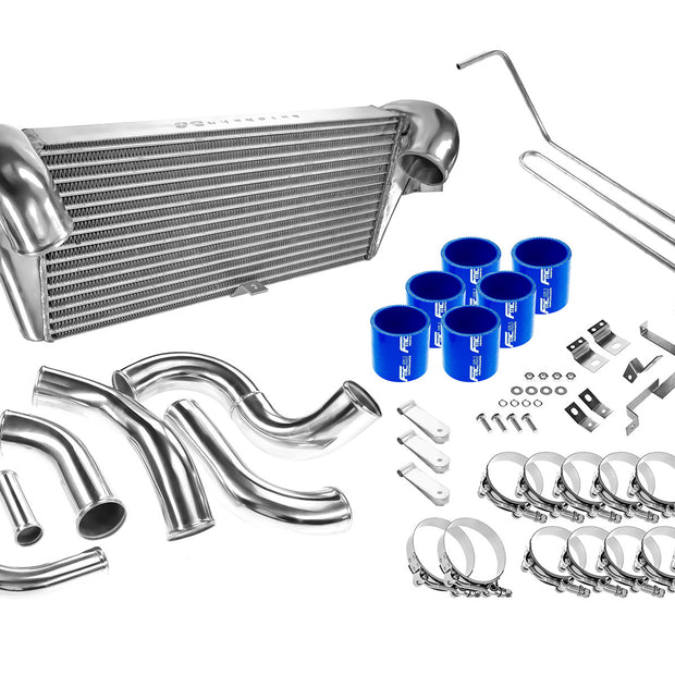 FMIC.EU Intercooler-kit – Mazda RX-7 FD3S 13B Twin Turbo 1993–1997 (Blå)