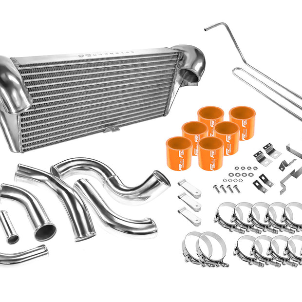 FMIC.EU Intercooler-kit – Mazda RX-7 FD3S 13B Twin Turbo 1993–1997 (Orange)