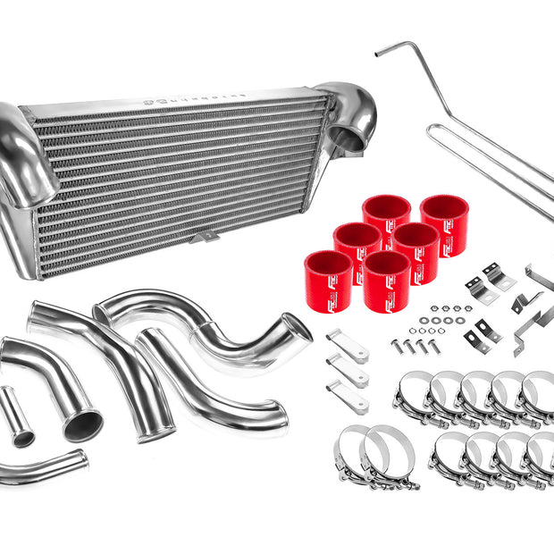 FMIC.EU Intercooler-kit – Mazda RX-7 FD3S 13B Twin Turbo 1993–1997 (Röd)