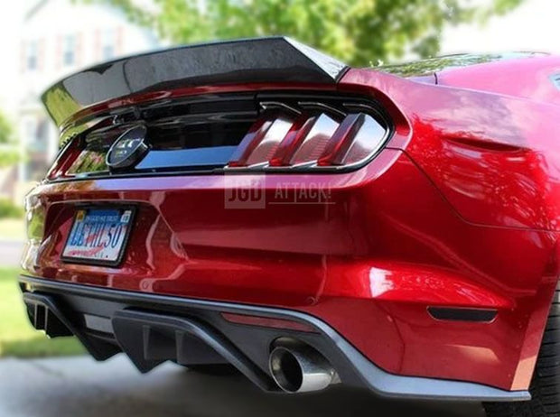 Bakre stötfångare Diffuser – R SPEC Style – Quad Exhaust – Ford Mustang 2015-2017 GT Premium