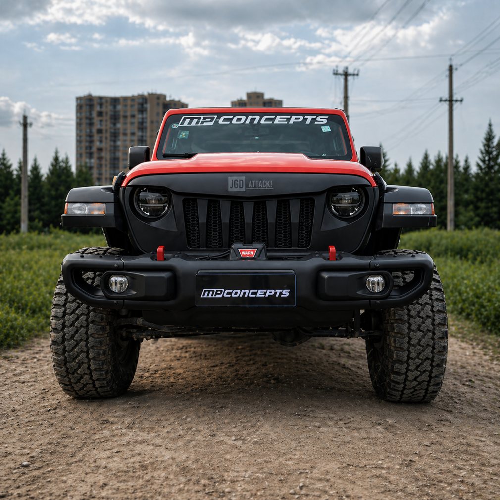 MP Concepts Forged Aluminum Front Bumper (WRANGLER JL 18-26)