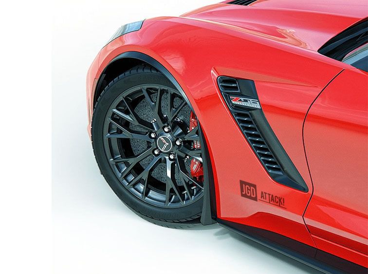 Mud Flaps – Front and Rear – Set (CORVETTE C7 14-19)