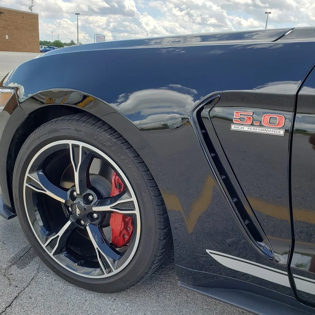 Skärm (stänkskärm) – GT350 Style – Aluminum – Ford Mustang 2015-2017 GT, EcoBoost, V6