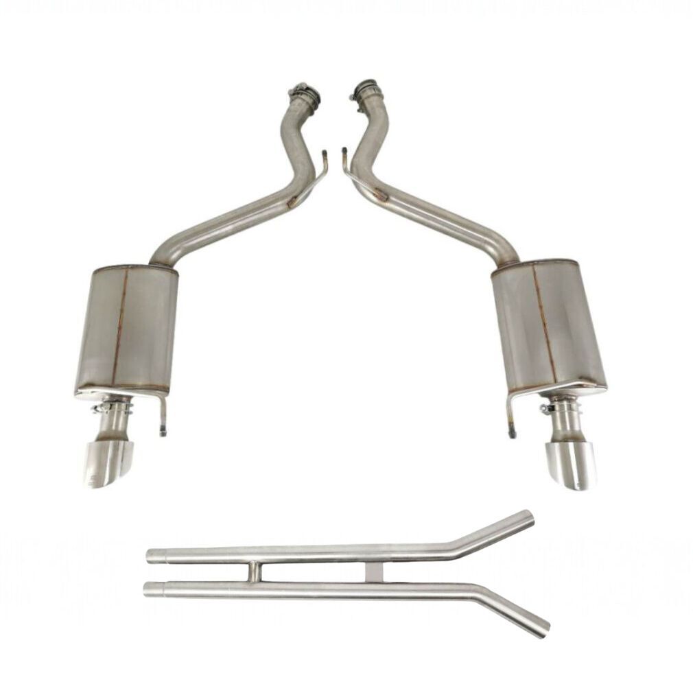 Avgassystem + H-rör/Resonatorborttagning – Ford Mustang 2015-2023 GT, V6, EcoBoost