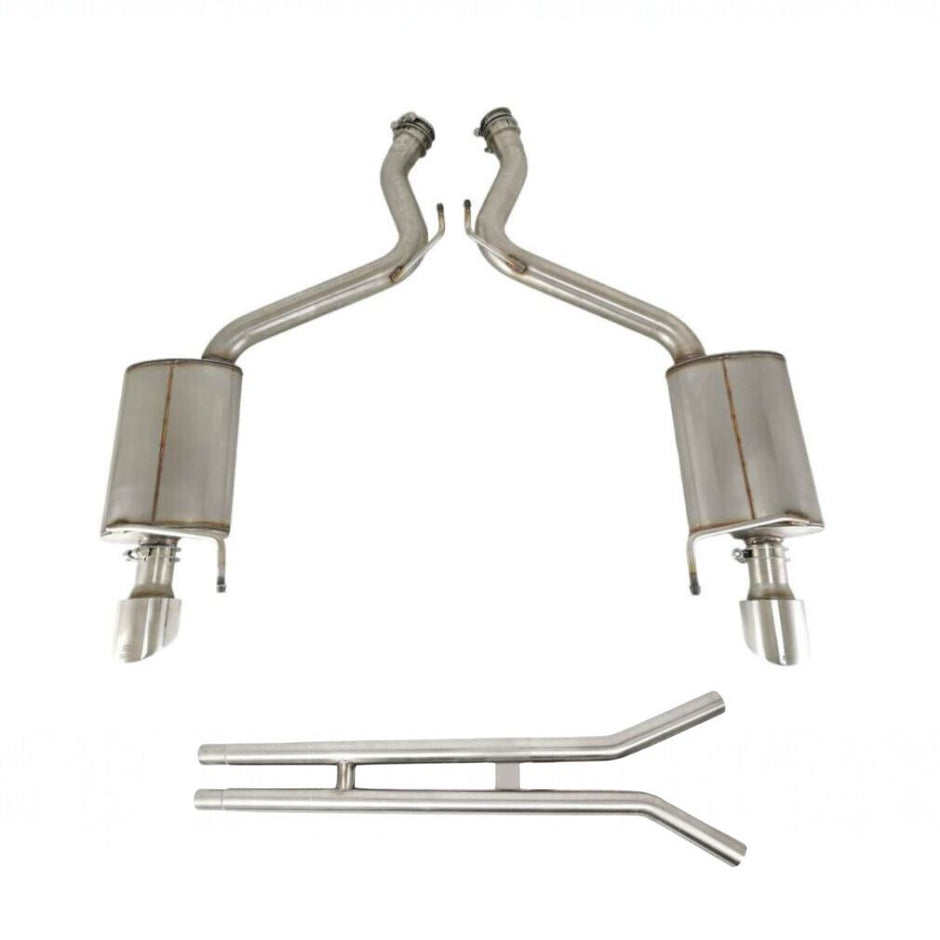Avgassystem + H-rör/Resonatorborttagning – Ford Mustang 2015-2023 GT, V6, EcoBoost
