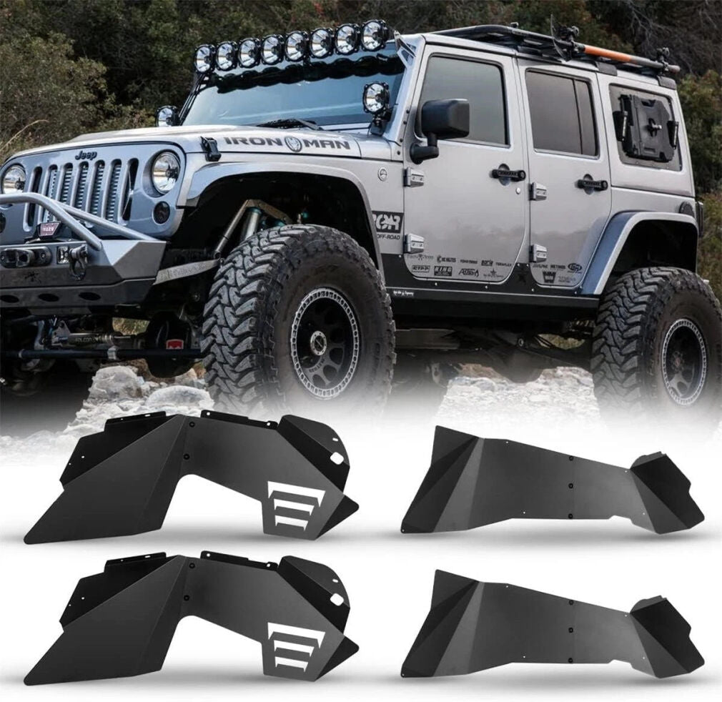 Front and Rear Steel Inner Fender Liners V1