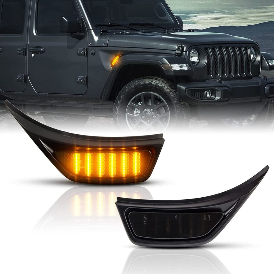 Dynamic Dual LED Side Markers (WRANGLER JL 18-26)