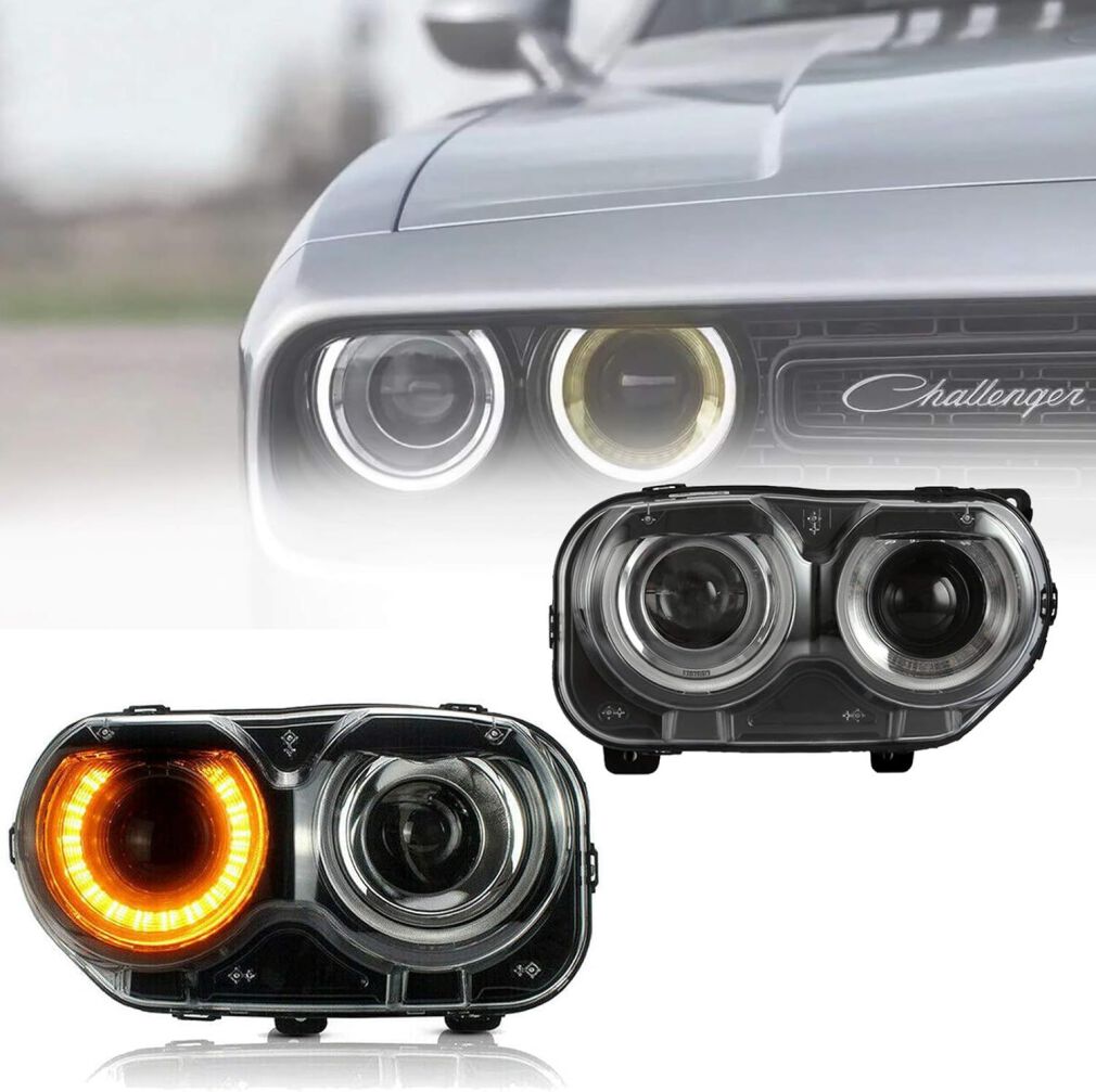 68174064AF 68174065AF Halogen Headlights + LED DRL