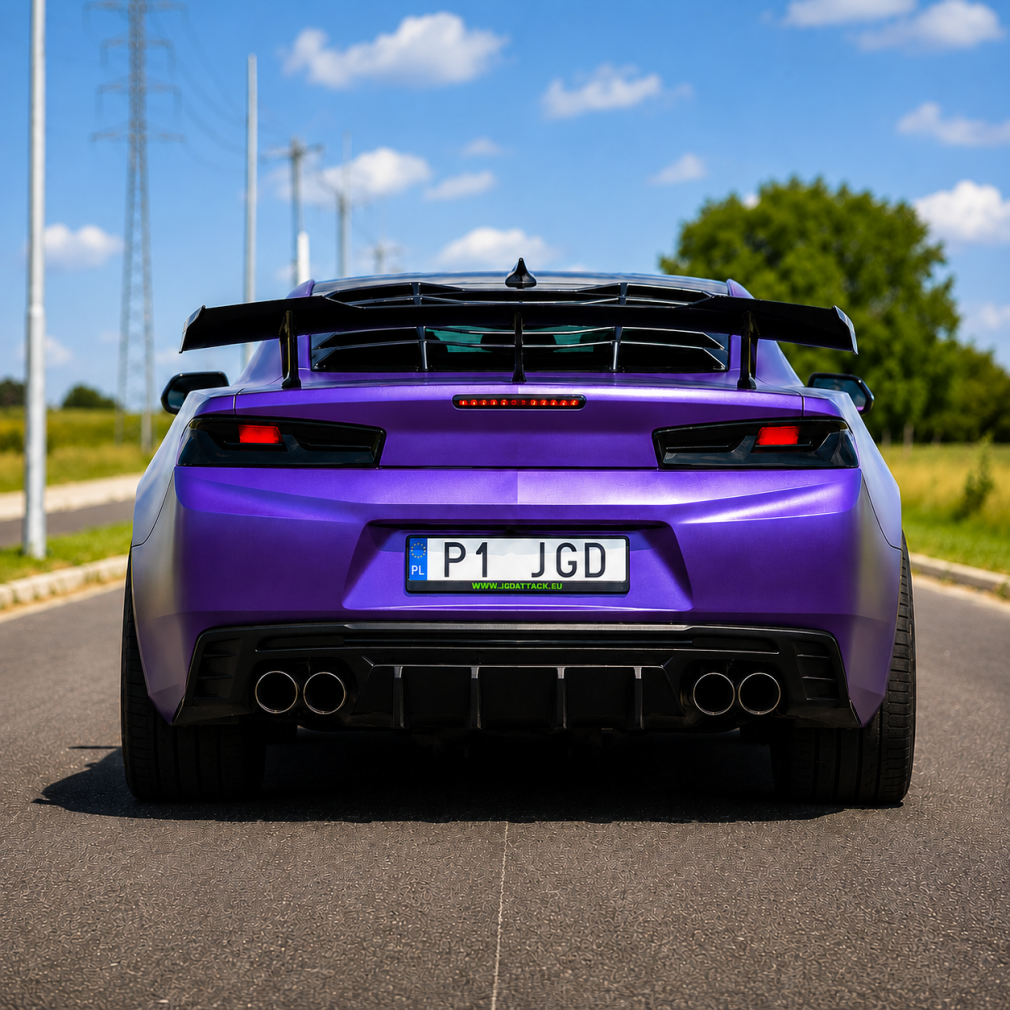 Bakre diffusor mattsvart – Chevrolet Camaro 2016-2023