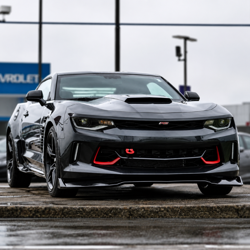 Nedre galler röd accent – Chevrolet Camaro 2016-2018